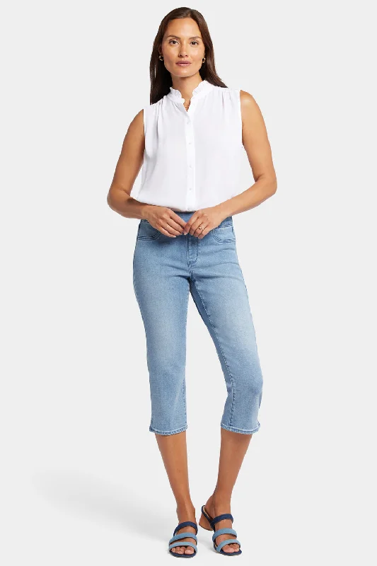 Dakota Crop Pull-On Jeans  - Corfu