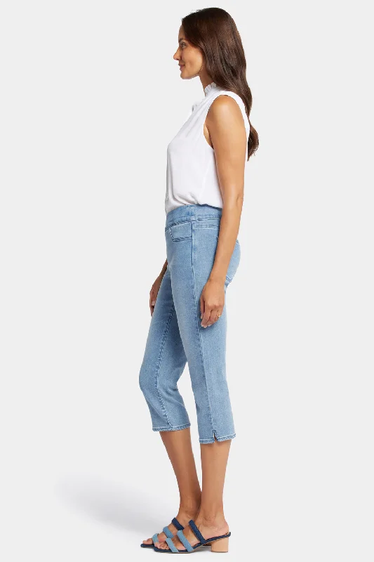 Dakota Crop Pull-On Jeans  - Corfu