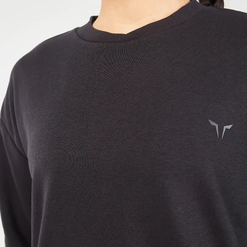 Essential Relaxed Sweatshirt - Black