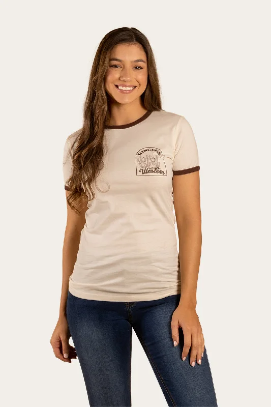 Melrose Womens Classic Fit T-Shirt - Off White