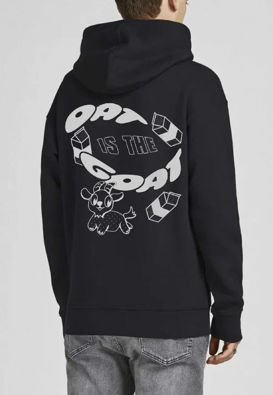 Oat Is The Goat Organic Hoodie - Black