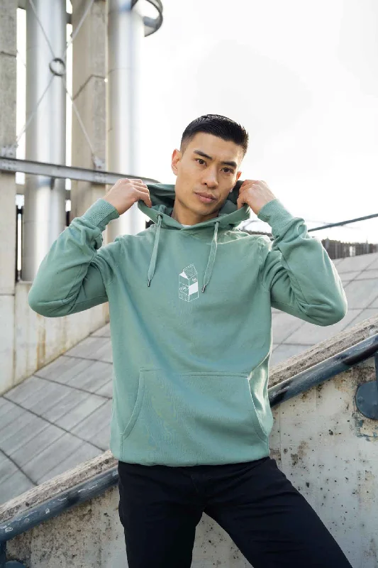 Oat Is The Goat Organic Hoodie - Sage Green