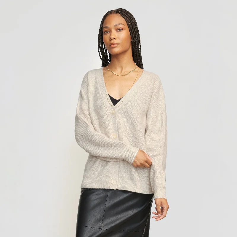 Ola Oversized Cashmere Cardigan