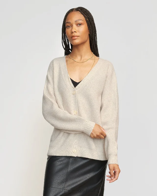 Ola Oversized Cashmere Cardigan