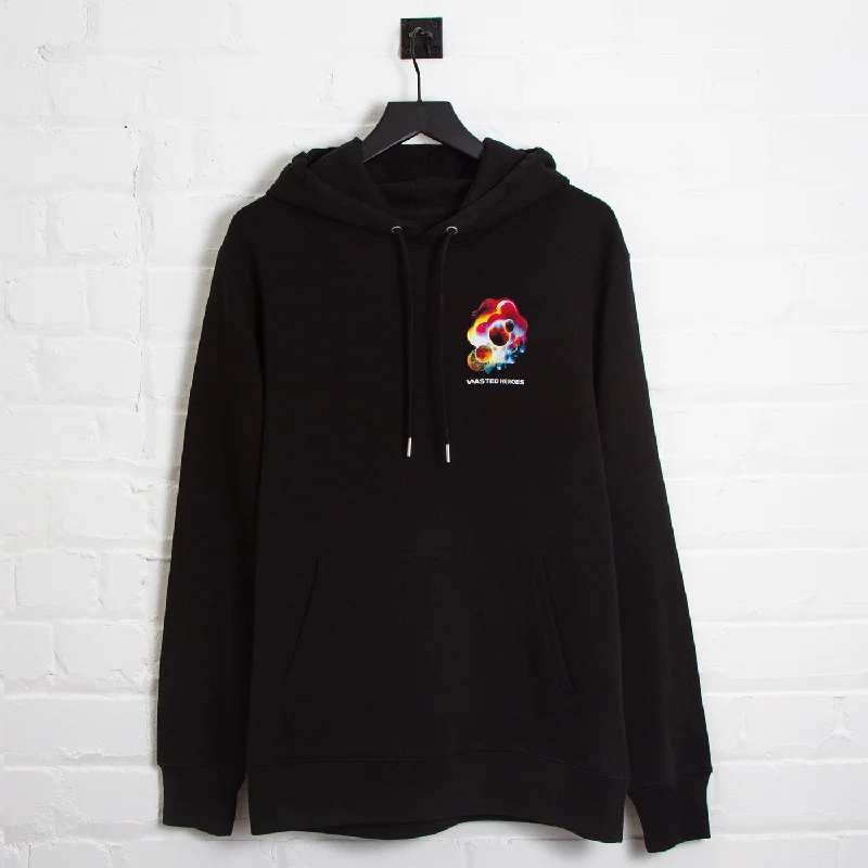 Orbital 002  - Pullover Hood - Black