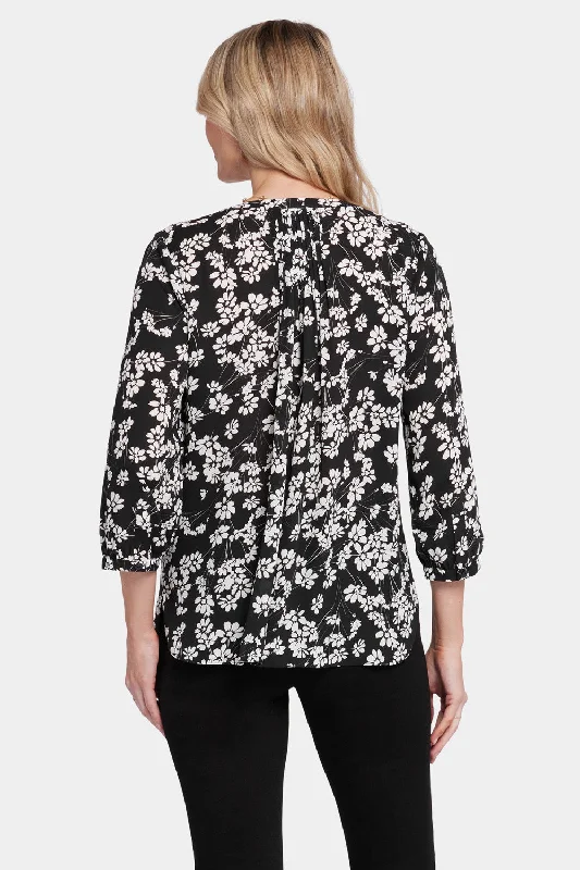 Pintuck Blouse - Stefania