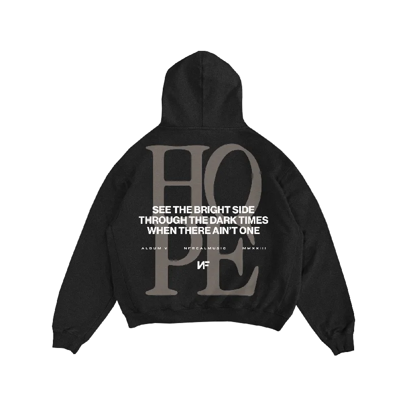 Black ""HOPE"" Hoodie