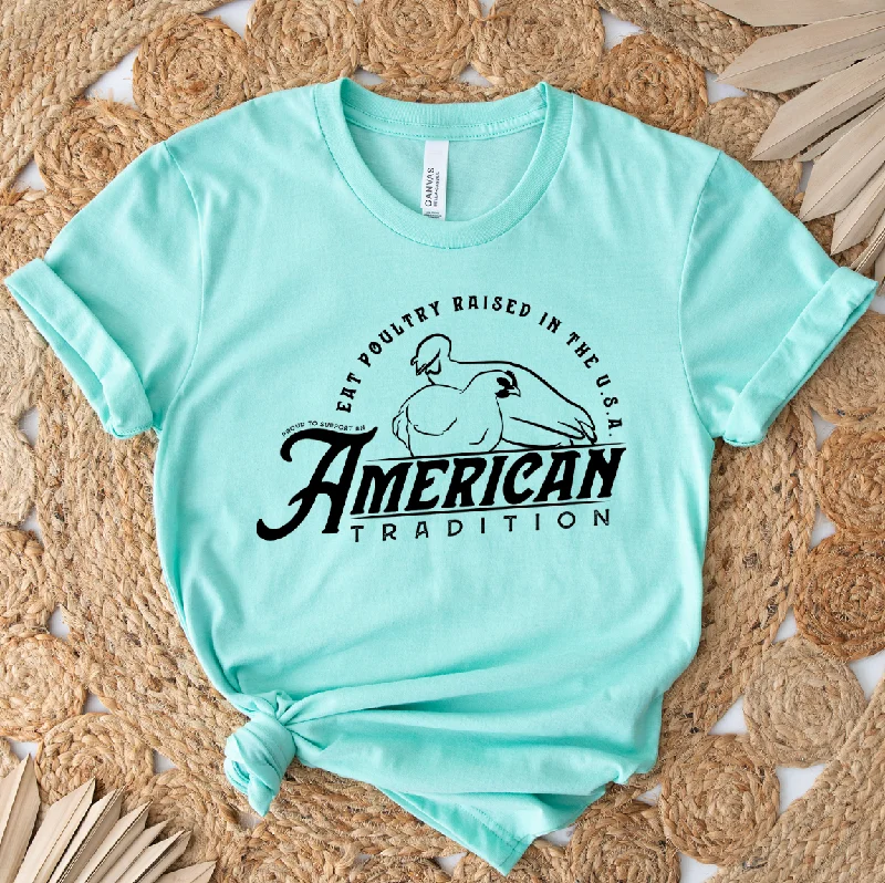 Raised in the USA Poultry T-Shirt (XS-4XL) - Multiple Colors!