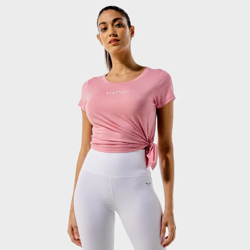 She-Wolf Crop Top - Baby Pink