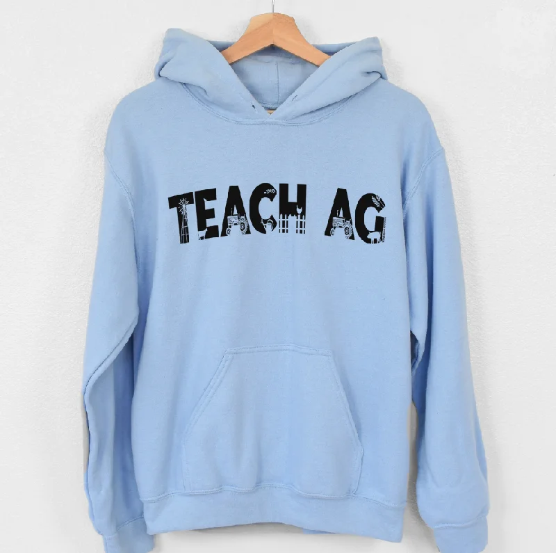 Teach AG Cutout Hoodie (S-3XL) Unisex - Multiple Colors!