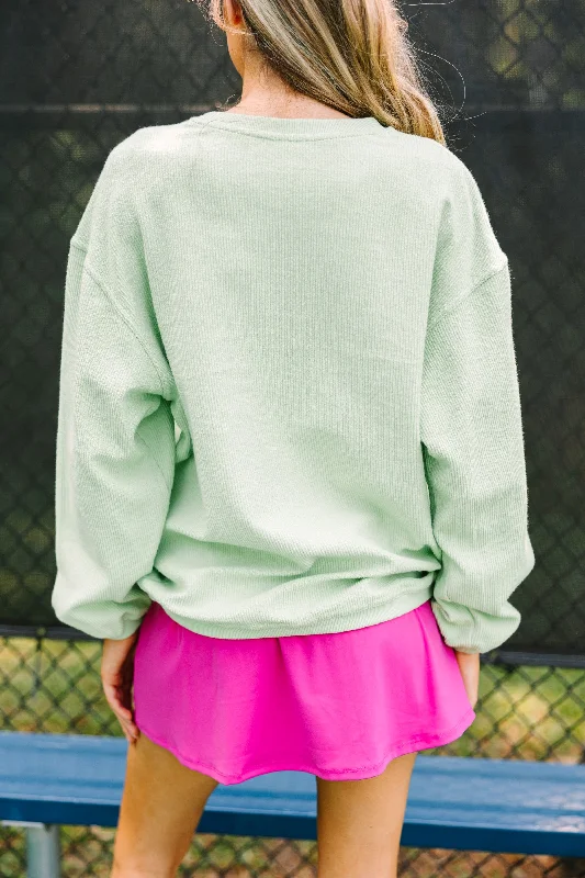 Teach Melon Graphic Corded Sweatshirt