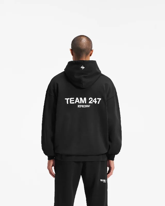 Team 247 Oversized Hoodie - Black