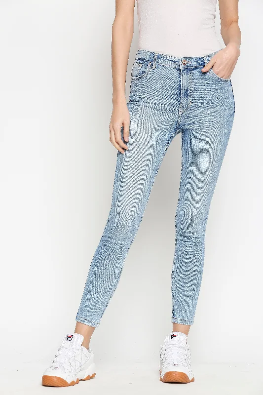 Vienna Highwaist Light Blue Skinny Jeans