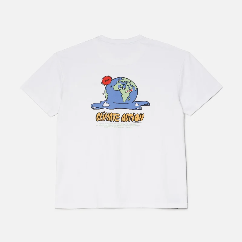 WHITE CLIMATE ACTION TEE