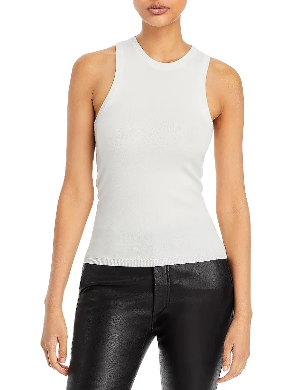 Womens Crew neck Sleeveless Tank Top